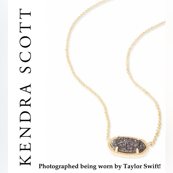NWT! # 1 BEST SELLER! KENDRA SCOTT 2025 FAV ELISA NECKLACE! 14K GOLD! CELEB FAV! - Picture 4 of 11
